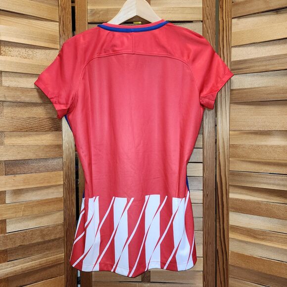 NWT Nike Dri-Fit Short Sleeve Madrid Soccer Football Shirt Women L Polyester - Picture 2 of 9
